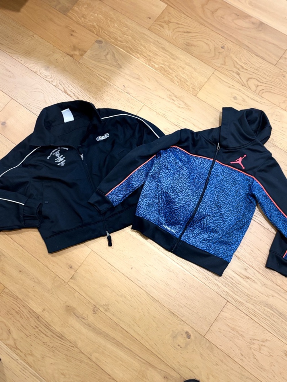 Nike LaBron Championship Jacket and Jordan Zip up Hoodie